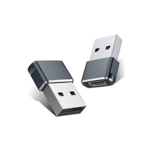 4-pak USB til USB-C-adapter, Type-C hun til A han bilopladerkonverter til nye iPhone 16 Pro Max Plus 15 14 13, Appl-FD17-{ROG}