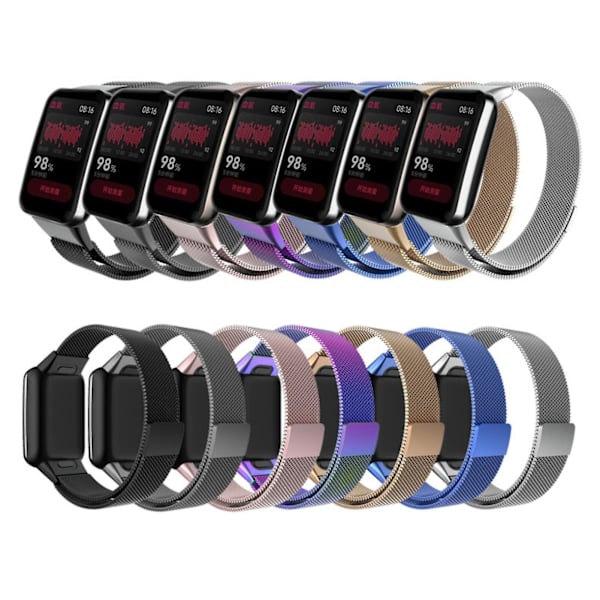 Metalurrem til Xiaomi Smart Band 7 Pro Armbånd i rustfrit stål til Mi Band