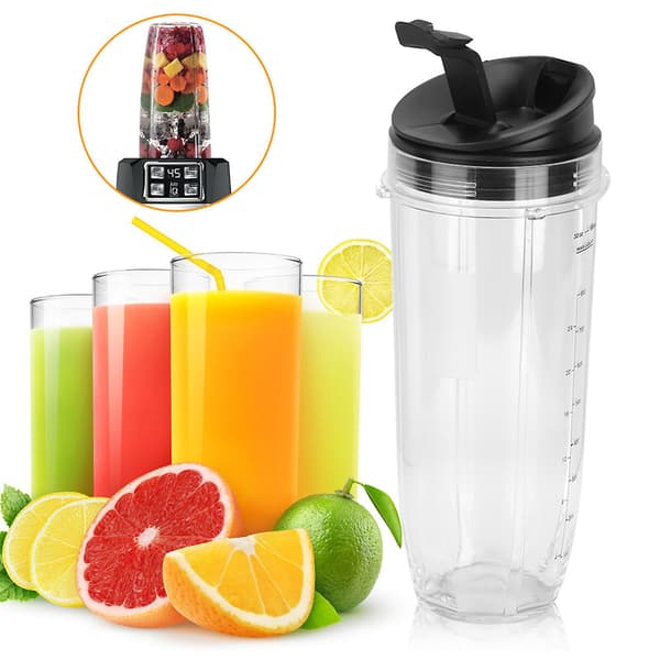 Kop Låg Blender Del Sæt til Nutri Bullet 900W Blender Tilbehør Erstatning 32OZ