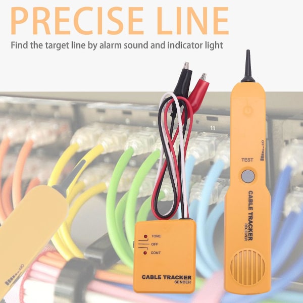 Cable Finder Tone Generator Probe Tracker Wire Network Tester Tracer Kit