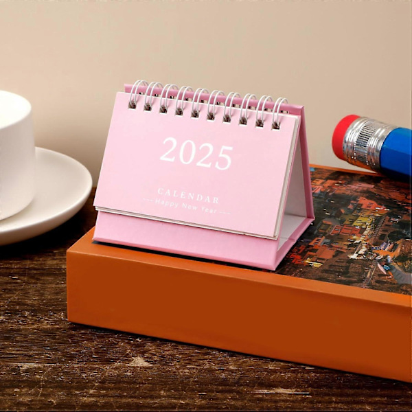 Mini-bordskalender 2024-2025, 9,5x7,5 cm, Mini Stående Kalender