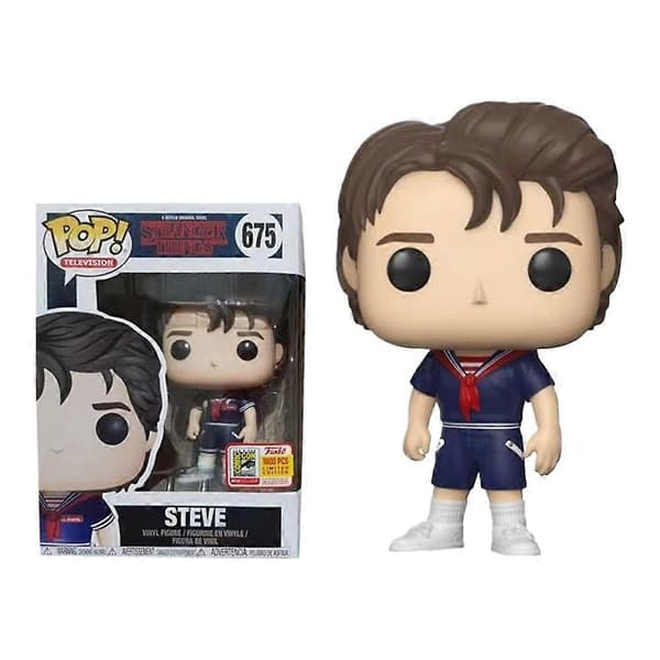 Stranger Things Dustin-pynt - Funko-stilfigur - TV-serie samleobjekt B 1pcs