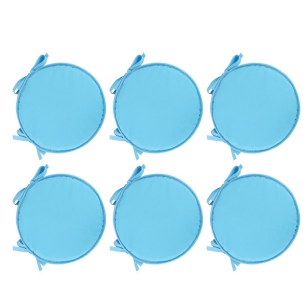 Puter Uteplass Hjem Innendørs/utendørs Stolputer Ro Sete Fortykket Spisestue Stol Pute Ro krakk Beige 2pcs