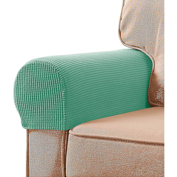 Stretch Armrest Covers Spandex Arm Covers För Stolar Soffa Fåtölj Överdrag För Recliner Soffa Med Twist Pins 2st Dark cyan
