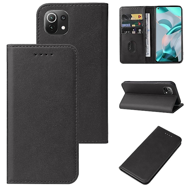 For Xiaomi Mi 11 Lite 5g Ne Magnetic Closure Leather Phone Case