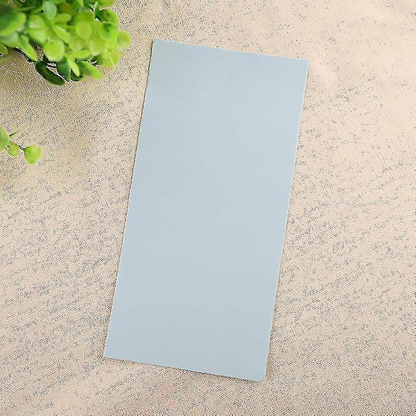2 stk selvklebende lapper klistremerke for klær DIY for dunjakker stoff Light Blue