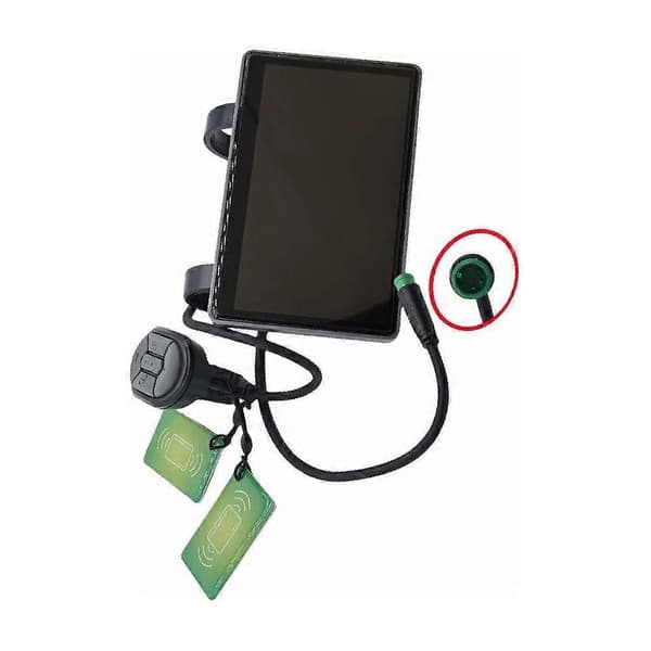 V5.0 Version LCD-skærm med NFC til OUXI V8 Elcykel Opgraderet Version 50 km/t Dashboard Erstatningsdele