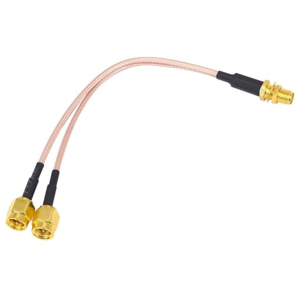 Wifi Antenne Koaksialkabel Sma Hun Til Y-type 2xsma Han Lige Splitter Combiner Extension Pig As shown