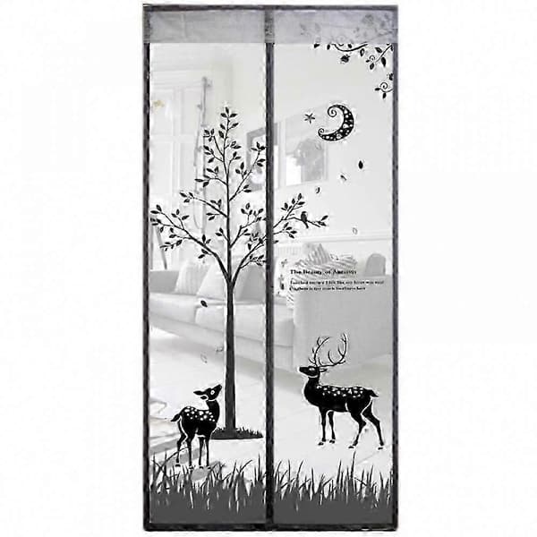 Magnetisk fluenetdør, 100 x 210 cm, insektnet til dørbeskyttelse