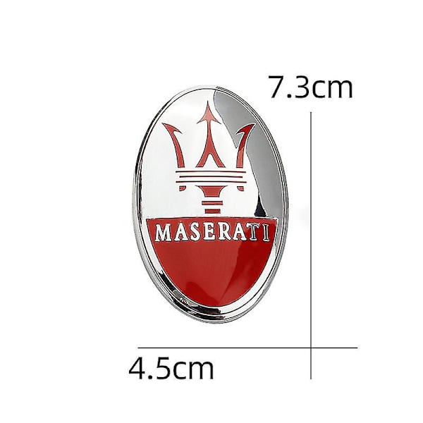 Bilemblemer foran til Maserati Granturismo Ghibli Quattroporte Levante Gransport Granlusso Gt Gran Cabrio Coupe