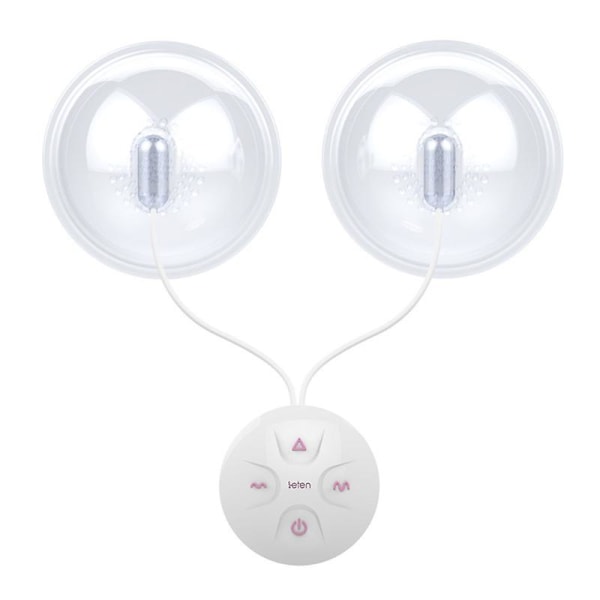 Nipple Chest Vakuum Sugkopp 10-läges Circulation Electric Bröst Massager