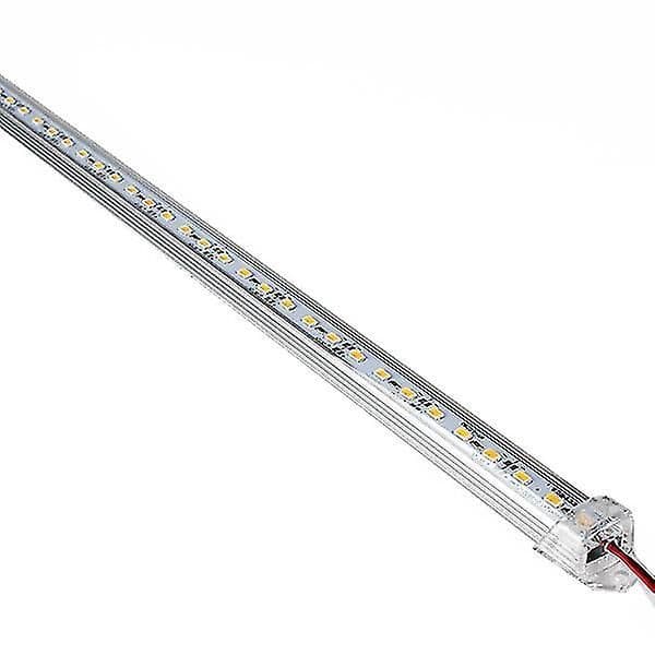 2 st DC 12V 50 cm Aluminium Rigid LED Strip Bar Light (vit)