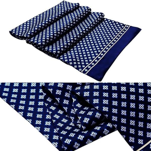 Halsklud til mænd, silkehalsklud til mænd, modegave til mænd, dobbelt la