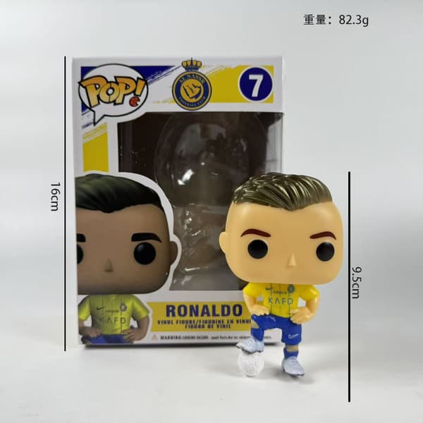 NBA-karaktär: C Ronaldo gul och blå tröja