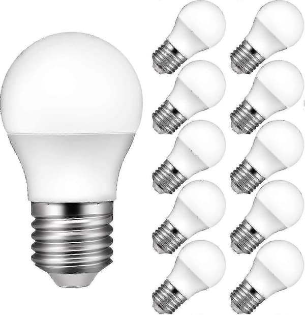 LED-lampa E27, kallvit 6000k, 3w, 10-pack