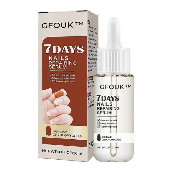 GFOUK Neglesvamp 7 dages neglevækst og styrkende serum 20ml