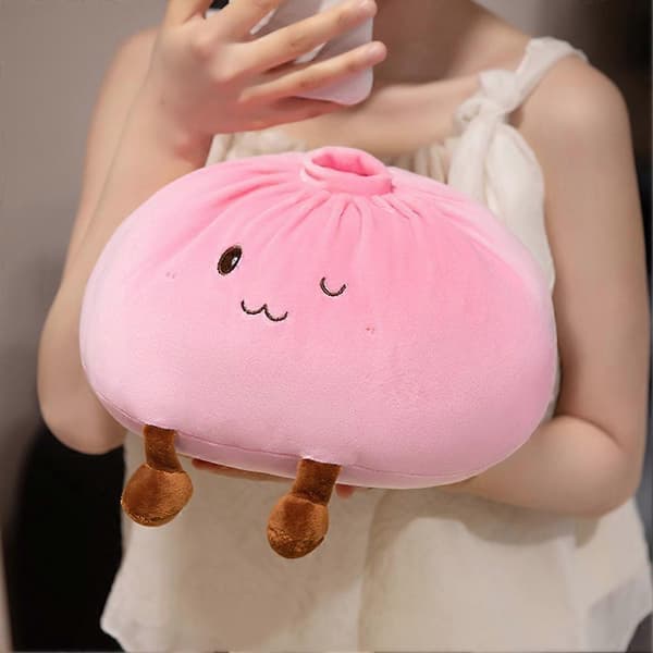28cm/40cm Kæmpe Dumpling Jumbo Dumpling Legetøj Stor Dumpling Plys Pude Til Soveværelsesindretning Orange 40cm