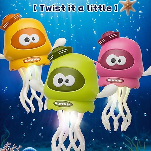 Dancing Octopus Decompression Toy, USB Charging Music Octopus Robot, Wiggling Luminous Buddy, Sound-Activated Movement