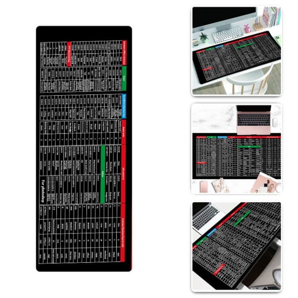 Stor musematte med Word/Excel/PowerPoint snarveier Skrivebord P 80*30*0.3cm 1st
