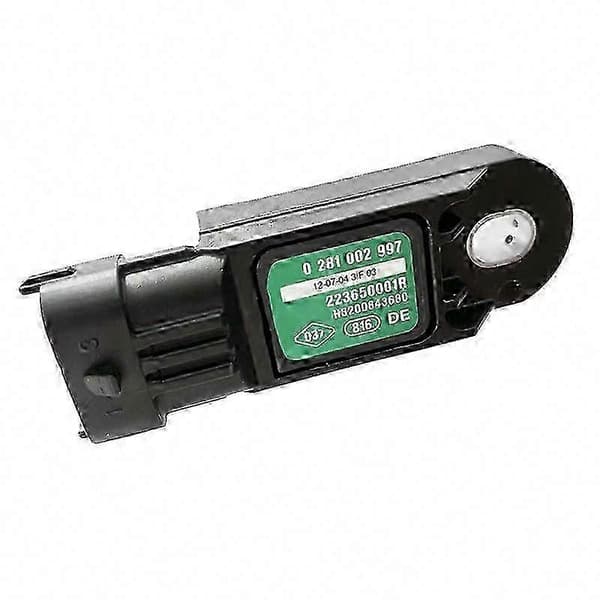 Renault Captur MAP-sensor lufttryck OEM 223650001R Kompatibel ersättning svart
