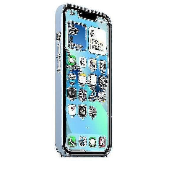 Silikonikuori MagSafella iPhone 13 -puhelimelle Blue Fog