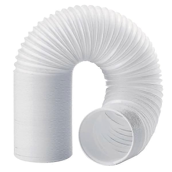 Ventilation Hose 130mm for Air Conditioning PVC Exhaust Pipe White