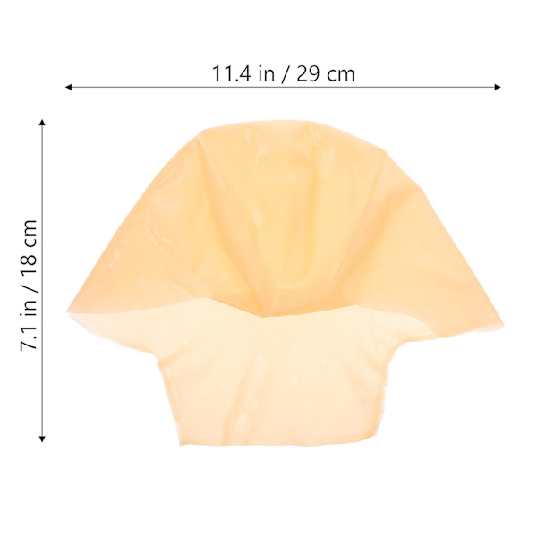 Tilbehør Para Mujer Halloween Bald Cap Cosplay Bald Cap Bald Cap Costume Latex Bald Cap Silikon Bald Cap Flesh Color 29X18cm