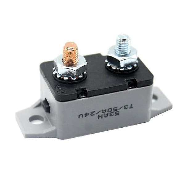 12V-24V Bil Manuel Nulstil Afbryder Inline Design 50A