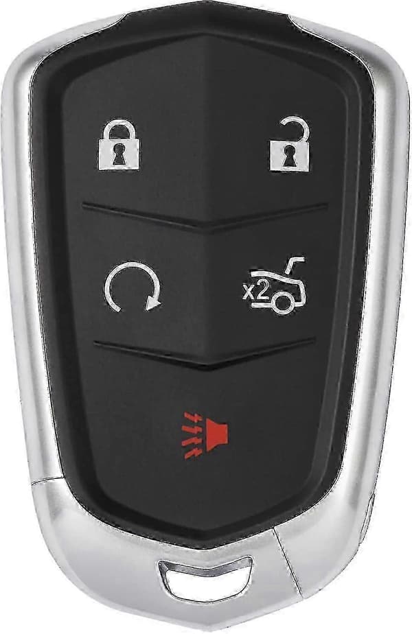 Cadillac XT5 ATS CTS SRX XTS Escalade Erstatningsnøglefob-cover med 5-knaps nøgle