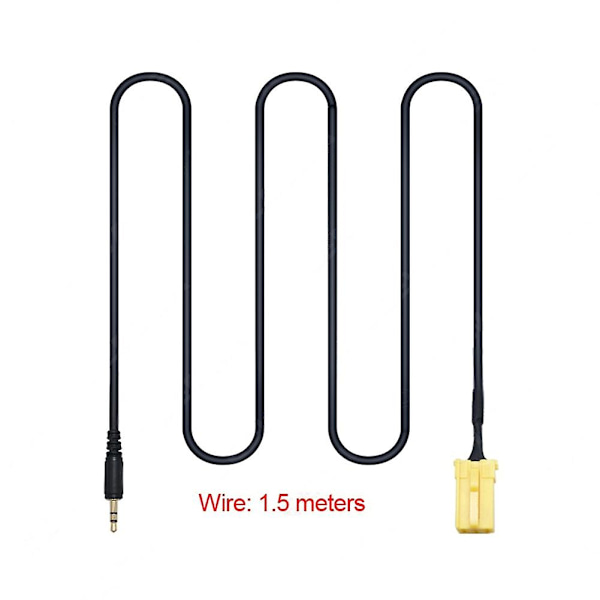 Auton 3,5 mm Aux Input -sovittimen johto Alfa Romeo 159 Fiat Grande Punto