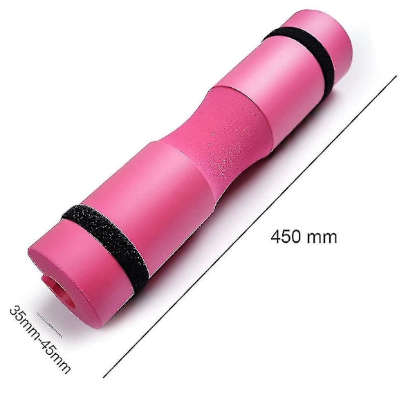 Skivstång Squat Nackskydd Kudde Skum Axelvadd Fitness Vadderade Squat Pads För Gym Tyngdlyftning Höft Glute Övningar Pink