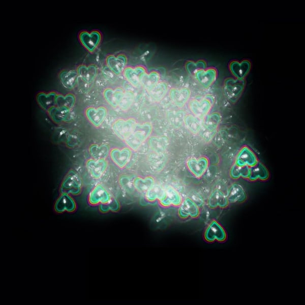 Ultimate Diffraction Glasses - 3D Regnbågshjärta Effekt