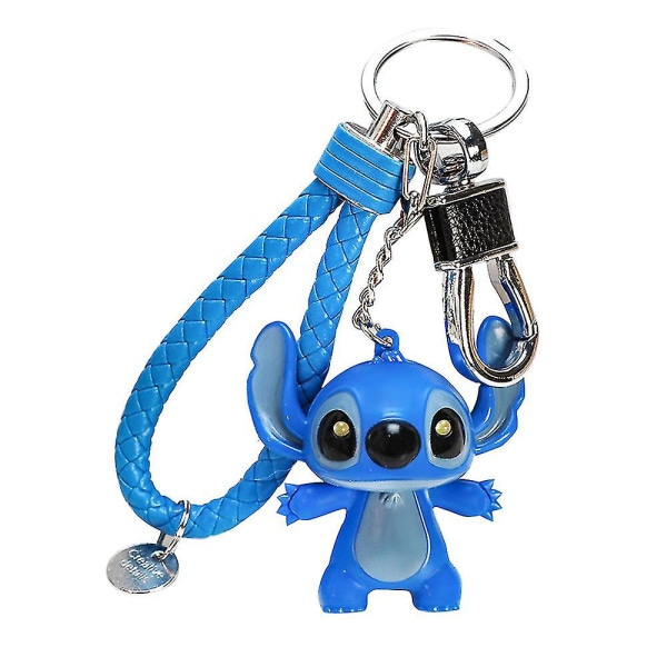 Stitch Toys Cartoon Modeling Nyckelring Led Nyckelring Handväska Hänge Par Nyckelringar Nyckelring