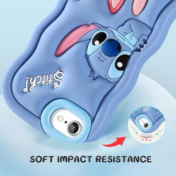 Iphone 8/7/6s/6 SE Silicone Case 3D Character Design Protection