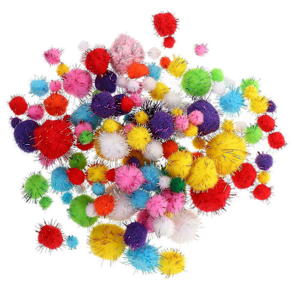 240 stk. Kreative DIY Pomponbolde Interessante Fluffy Bolde DIY Håndværksbolde