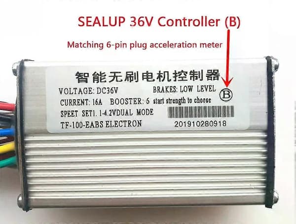 36V 16A 48V 20A Børsteløs Motorcontroller TF-100 LCD Display Måler til Kugoo M4 El-løbehjul Cykel Modifikation