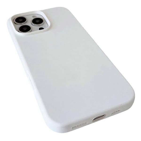 Silikondeksel til iPhone 16 Pro Max, støtsikkert beskyttelsesdeksel White