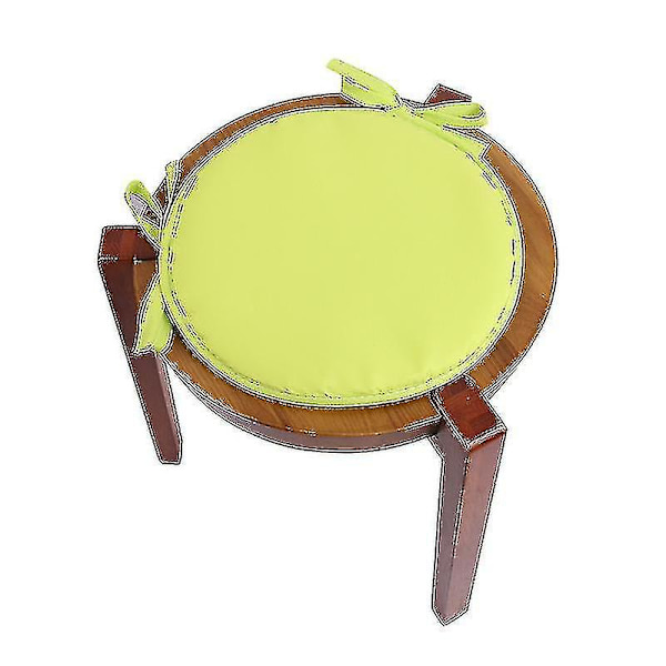 Puter Uteplass Hjem Innendørs/utendørs Stolputer Ro Sete Fortykket Spisestue Stol Pute Ro krakk Light Green 2pcs