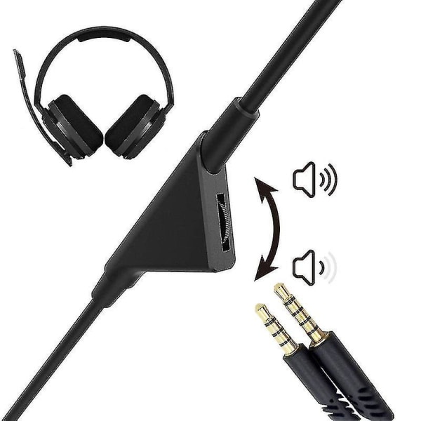 Erstatningsledning for Astro A10 A40 A30 G233 Gaming Headset Kabel Hfmqv