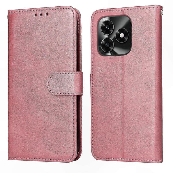 PU-läderplånboksfodral för Honor X5c Plus, Folio Flip Telefonfodral