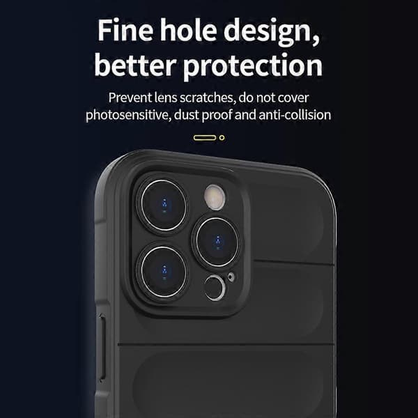 iPhone 14 Plus Magic Shield TPU + Flanelli Puhelinkotelo Dark Green