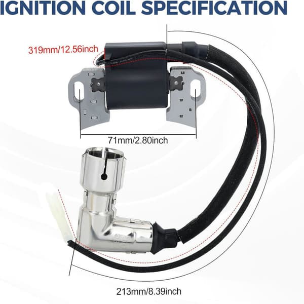 High Voltage Ignition Coil 951-12220 751-12220 MTD Cub Cadet TroyBilt