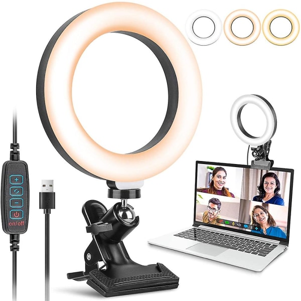 6 tommer Led Ring Light Illuminator