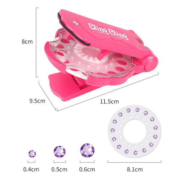 Bling Ultimate Glam Kit - Fäster diamanter i håret multicolor 300