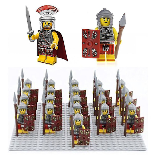 21 stk./sæt romerske militær Centurion soldater minifigurer hær legetøjssamling