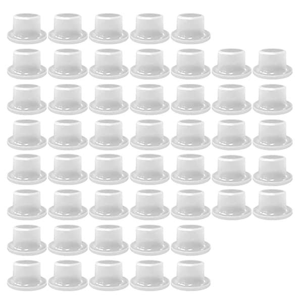 Läckagesäker silikonplugg för kran Enkel installation Rörpackningar för rörreparation White 50pcs