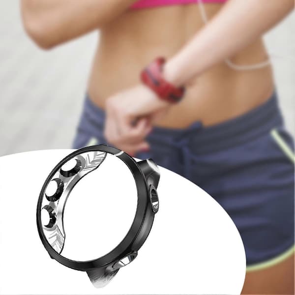 Putoamisenesto Tpu-kellokotelo Garmin Forerunner 245/245m -kellolle Silver