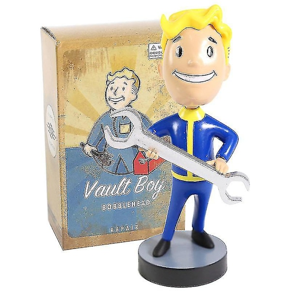 Fallout Vault Boy Bobble Head Dukkefigur PVC Figur Samleobjekter Legetøj 7 Stilarter G Repair