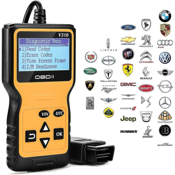 Auto Diagnostic Scanner Tools Auto Reader Billæser Læs og slet fejlkoder Engine Detect-e