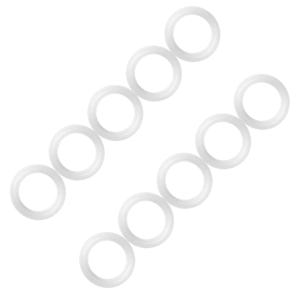 10 st/set 1,5\" Sanitetsklämma Ferrule Silikontätningspackning Ringbricka